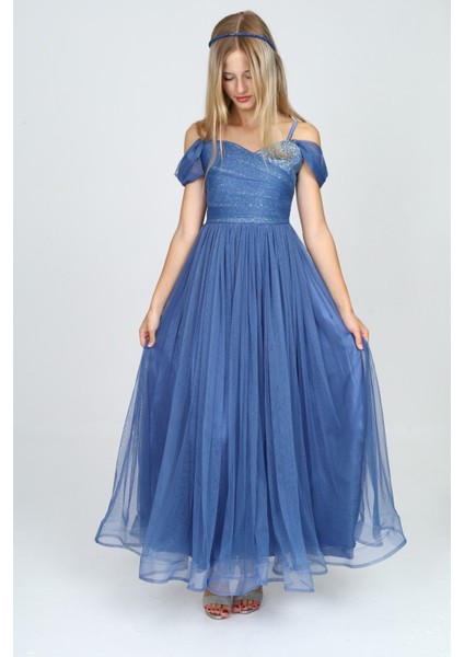 Kız Çocuk Abiye Mezuniyet Balo Kına Düğün Gece Elbisesi