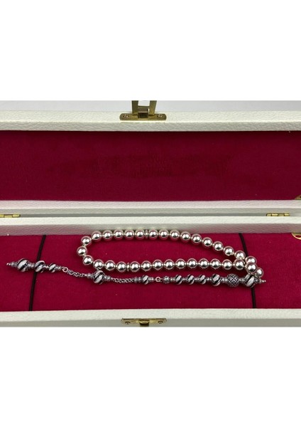 Mineli Taraftar Tesbih - 925 Ayar Gümüş, Birinci Takı & Aksesuar'dan El Işçiliği 45 Gram 32 cm fiyatları