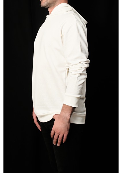 Erkek Rahat Kesim Kapüşonlu Sweatshirt fırsatları