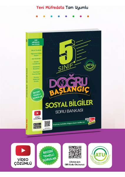 5 Sınıf Doğru Başlangıç Sosyal Bilgiler Soru Bankası