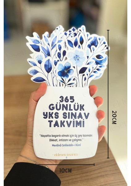 Yks Geri Sayım Takvimi, 365 Gün, 15 Yapraklı Arkalı Önlü, Mevlana Sözleri, Notlar, Kayın Ağacı Kaide modelleri