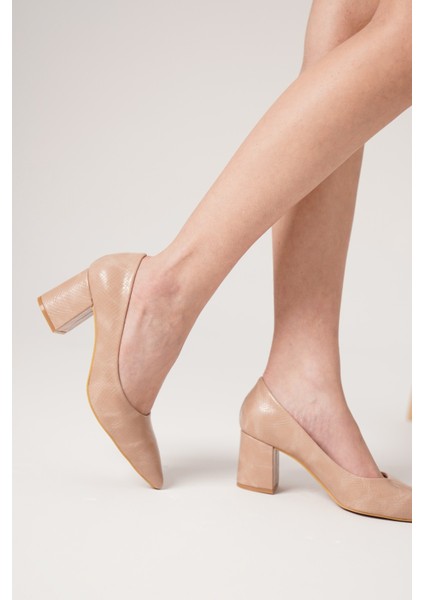 Gia Kadın Blok Topuklu Sivri Burun Stiletto & Topuklu Ayakkabı