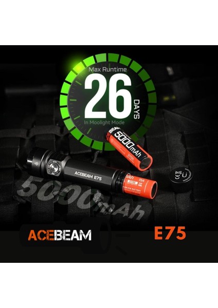 E75 Yüksek Performanslı Edc El Feneri: 4000 Lümen ve 440M Menzil fırsatları