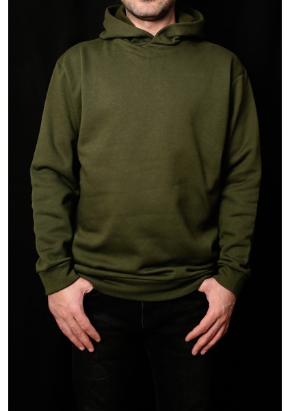 Erkek Rahat Kesim Kapüşonlu Sweatshirt indirimleri