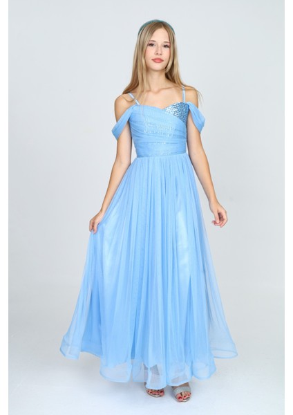 Kız Çocuk Abiye Mezuniyet Balo Kına Düğün Gece Elbisesi