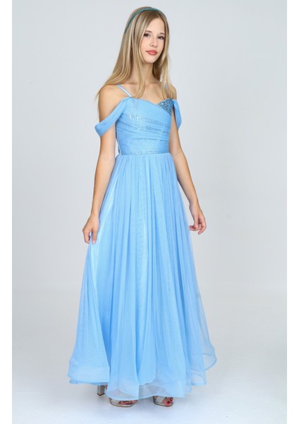 Kız Çocuk Abiye Mezuniyet Balo Kına Düğün Gece Elbisesi