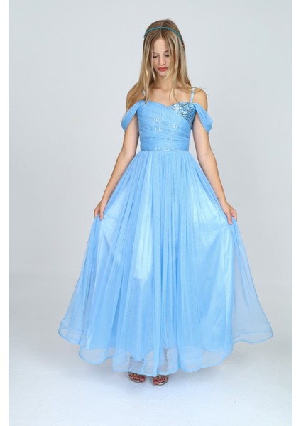 Kız Çocuk Abiye Mezuniyet Balo Kına Düğün Gece Elbisesi