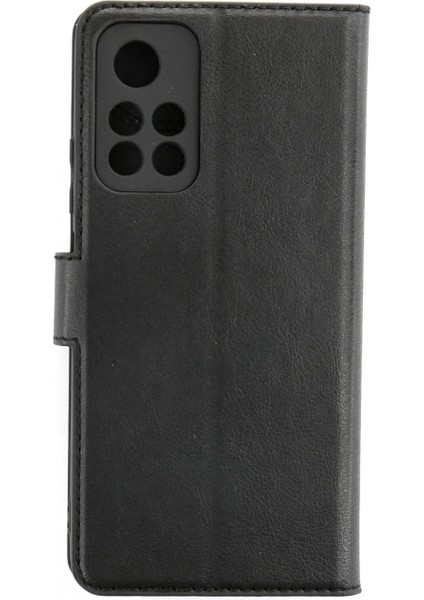 Xiaomi Redmi Note 11T Kılıf Trend S Plus Kapaklı Kılıf - Siyah (K95)