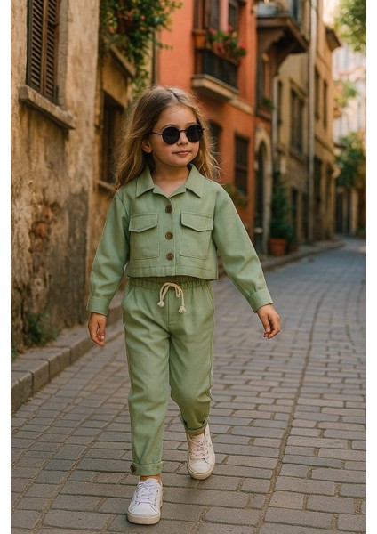 Yelekli Badili Pantolonlu 3'lü Takım