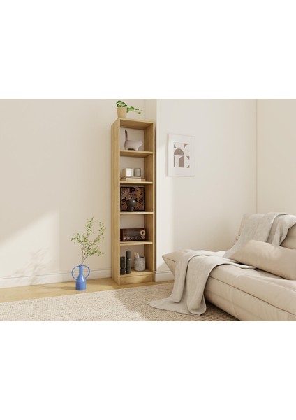 5 Bölmeli Kitaplık Lefkasmeşe fiyatları