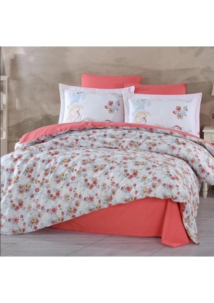 Hobby Çift Kişilik Ranforce Nevresim Takımı Gloria Kırmızı