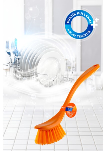 6’lı Temizlik Fırçası Seti Renkli, Ergonomik Saplı Bulaşık ve Mutfak Fırçası fiyatları