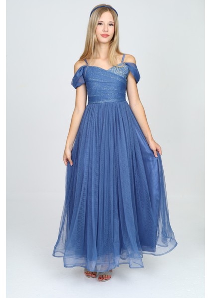 Kız Çocuk Abiye Mezuniyet Balo Kına Düğün Gece Elbisesi