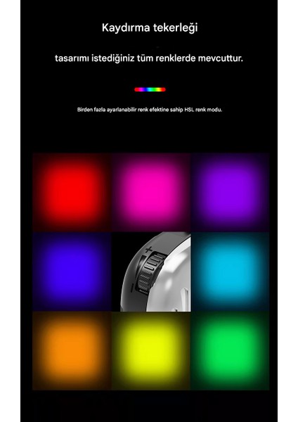 Ayarlanabilir Rgb Çekim Işığı Tripod Telefon Kamera Laptop Uyumlu Selfie Işığı Tiktok Video Çekim Işık fırsatları