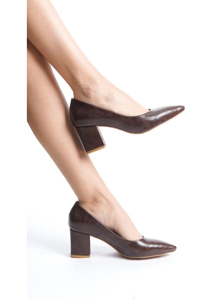 Gia Kadın Blok Topuklu Sivri Burun Stiletto & Topuklu Ayakkabı fırsatları