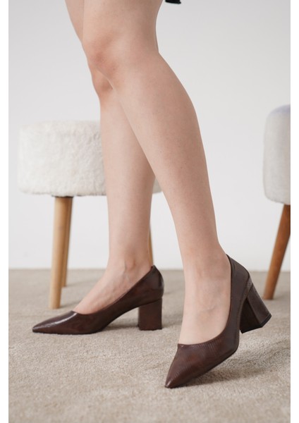 Gia Kadın Blok Topuklu Sivri Burun Stiletto & Topuklu Ayakkabı indirimleri