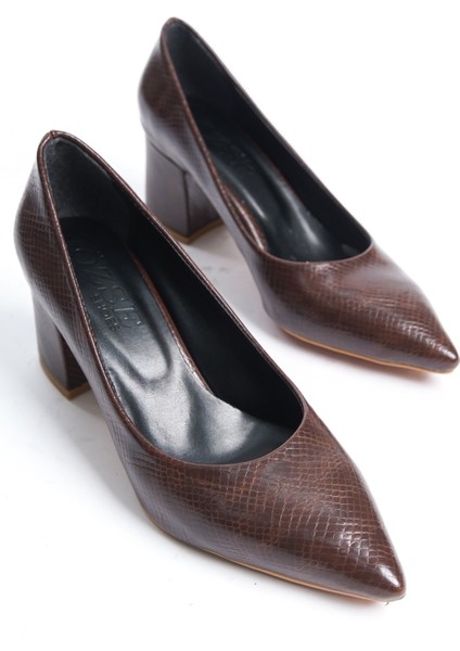 Gia Kadın Blok Topuklu Sivri Burun Stiletto & Topuklu Ayakkabı