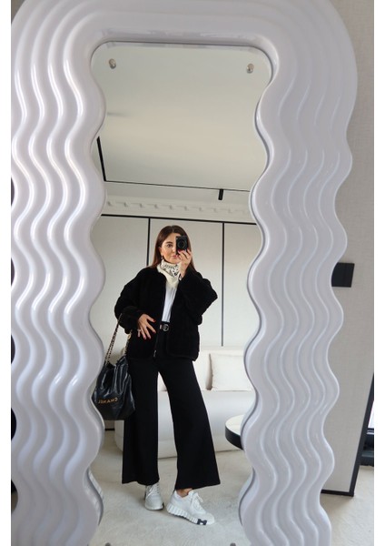 Yüksek Bel Kemerli Pens Dikişli Jean fiyatları