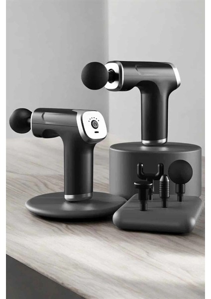 Bfs Masaj Tabancası 4 Başlıklı Kas ve Vücut Ağrıları Için Şarjlı Darbeli modelleri