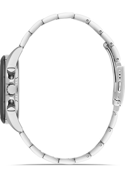 WEL2510-5 Erkek Kol Saati Kronometreli, Çelik Kasa Kordon, Su Geçirmez, Silver Renk fiyatları