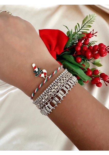 5’li Yeni Yıl Bileklik – Yılbaşı Hediyesi – Ayarlanabilir – Noel Charm – Hediye Paketli fiyatları