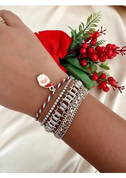 5’li Yeni Yıl Bileklik – Yılbaşı Hediyesi – Ayarlanabilir – Noel Charm – Hediye Paketli fiyatları