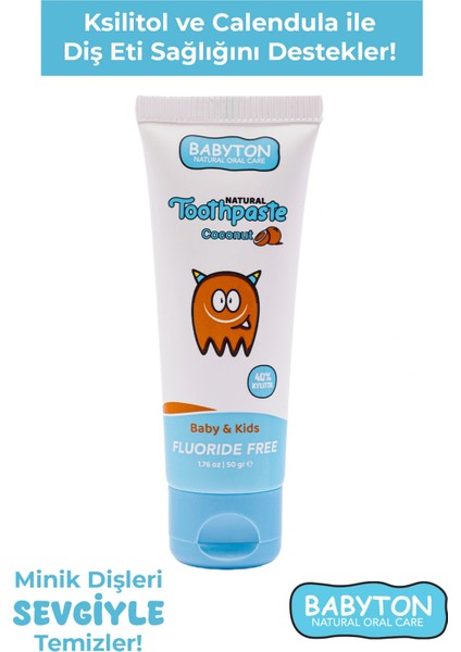 Set Hindistan Cevizi Diş Macunu - Silikon Diş Fırçası fiyatları