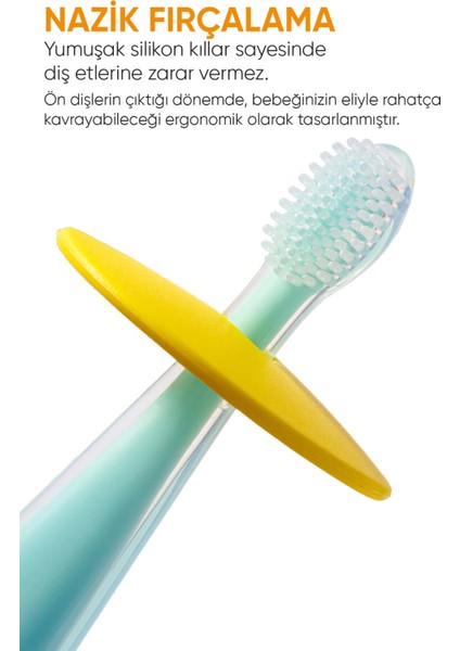 Set Hindistan Cevizi Diş Macunu - Silikon Diş Fırçası fırsatları