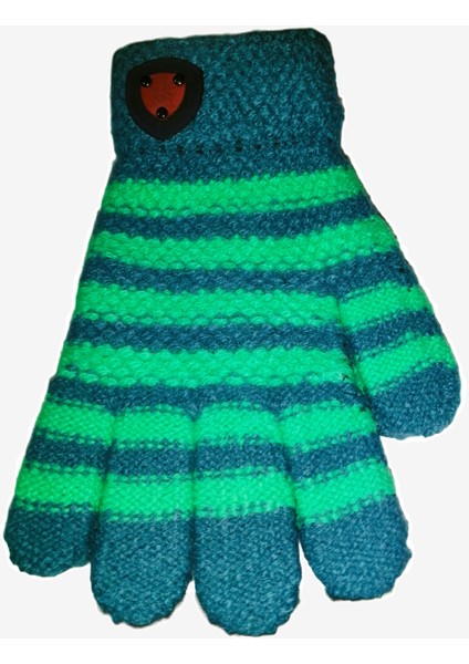 Erkek Çocuk Örme Eldiven 6-12 Yaş