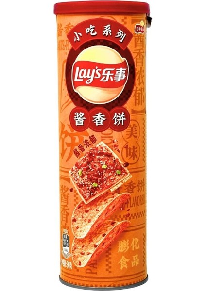 Lay’s Spicy Sauce Flavor Chips 90 G (Acılı Sos Aromalı Cips)