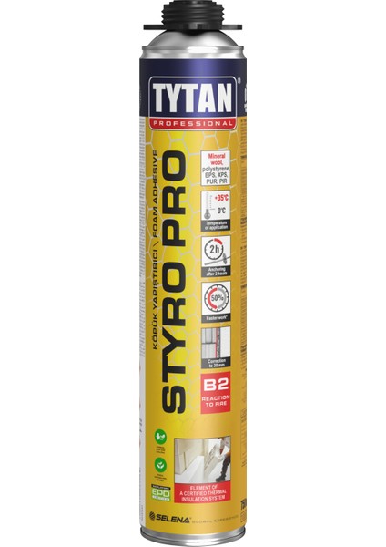 Tytan Styro Pro Tabancalı Mantolama Köpüğü 750ML