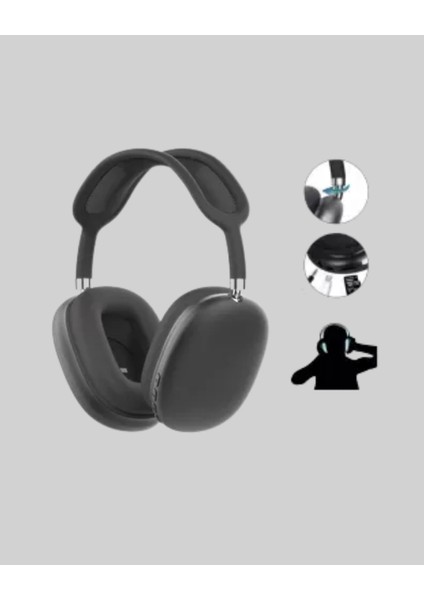 Bfs Bluetooth V5.0 Kablosuz Kulak Üstü Kulaklık | Katlanabilir, Mikro USB Girişli fiyatları