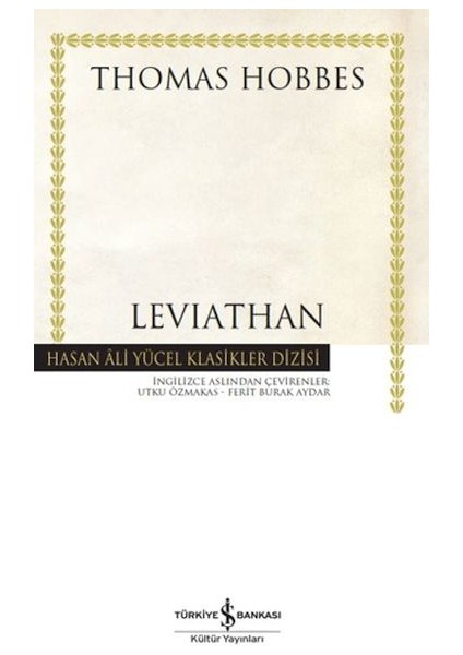 Leviathan - Hasan Ali Yücel Klasikleri (Ciltli)