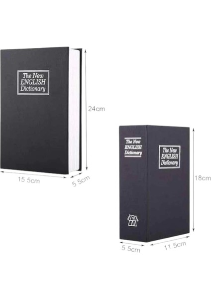 Bfs Büyük Boy Anahtarlı Kitap Görünümlü Gizli Kasa Çelik Kasa Altın Kasası fiyatları