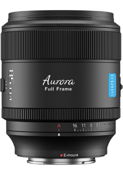 Sıruı Aurora 85 mm F1.4 Full Frame Sony(E) Mount