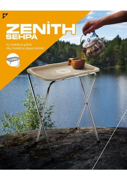 Elmas Serisi - Zenith Katlanabilir Sehpa – Pratik, Hafif ve Yer Kaplamaz Tasarım