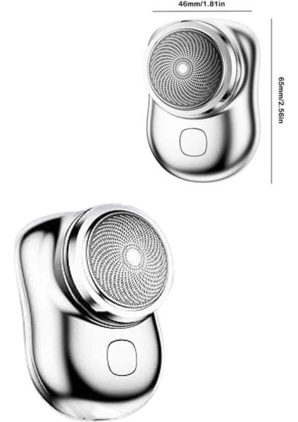 Bfs Kablosuz Tıraş Makinesi Günlük Hızlı Taşınabilir Şarjlı Yuvarlak Paslanmaz Çelik indirimleri