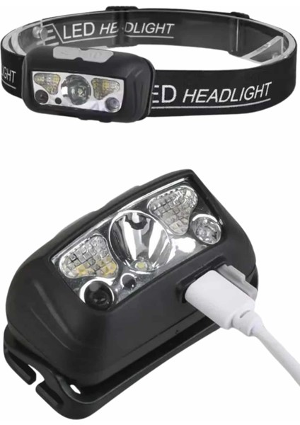 Bfs Ayarlanabilir Kafa Lambası Type-C Şarjlı Kompakt Kamp Lambası indirimleri