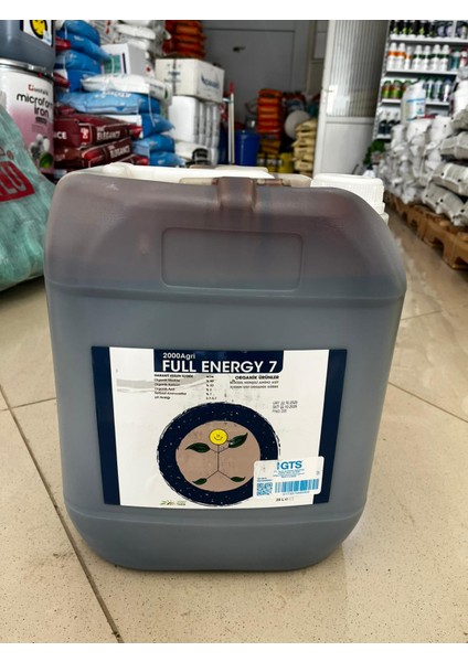 Full Energy 7 20 Lt – Bitkisel Menşeli Aminoasit – Bitki Gelişimi ve Verim Artırıcı