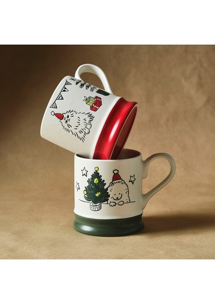 New Year Yılbaşı Kitty 2 Kişilik Kupa Seti 380 ml modelleri