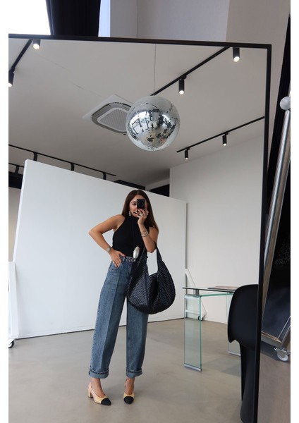 Paçası Lazer Kesikli Boyfriend Jean fiyatları