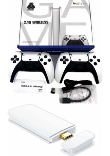 Bfs Game Stick 4K Retro Çift Kollu Atari Oyunlari +20000 Oyunlu Konsol Nostalji fırsatları