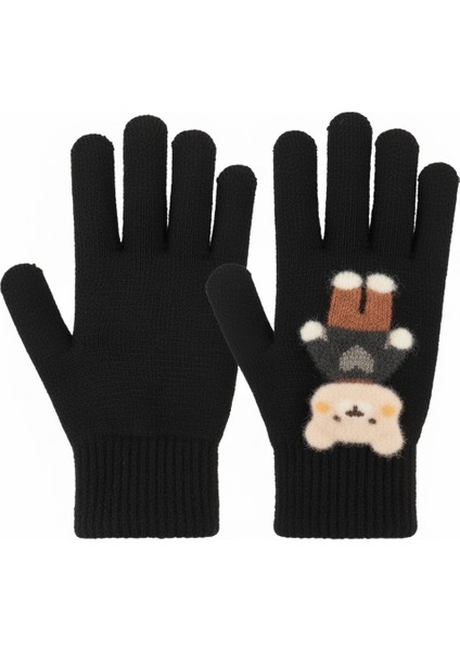 Kitti K25550-02 4-8 Yaş Erkek Çocuk Örme Eldiven