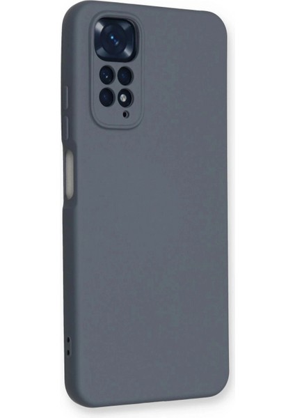 Xiaomi Redmi Note 11 Kılıf Nano Içi Kadife Silikon - Gri fiyatları