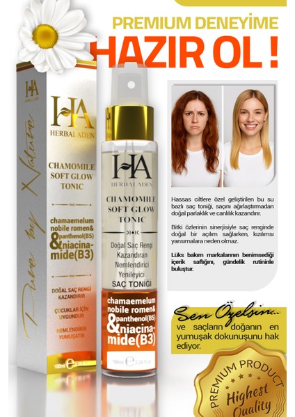 Roma Papatya Suyu & B3-B5 Vitaminli Saç Rengi Açıcı, Yenileyici Parlaklığı ve Nem Destekleyici 100ML modelleri