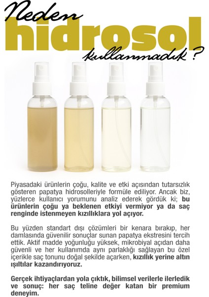 Roma Papatya Suyu & B3-B5 Vitaminli Saç Rengi Açıcı, Yenileyici Parlaklığı ve Nem Destekleyici 100ML indirimleri