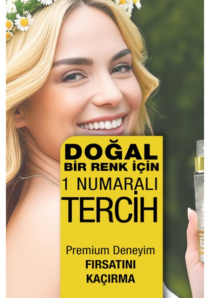 Roma Papatya Suyu & B3-B5 Vitaminli Saç Rengi Açıcı, Yenileyici Parlaklığı ve Nem Destekleyici 100ML