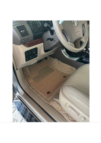 Toyota Land Crusier Prado 2004-2008 Arası Aracına Özel 8d Çift Katmanlı Havuzlu Paspas Takımı (5 Kişilik)