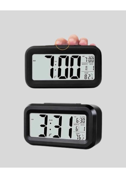Bfs Fotoselli Dijital Masa Saati Aydınlatmalı Alarm ve Tarih Göstergeli fiyatları