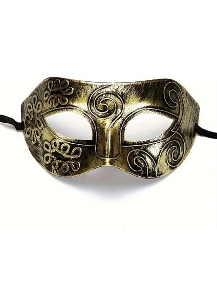 Altın Eskitme Yüz Maskesi - Antik Tarz Balo Maskesi indirimleri